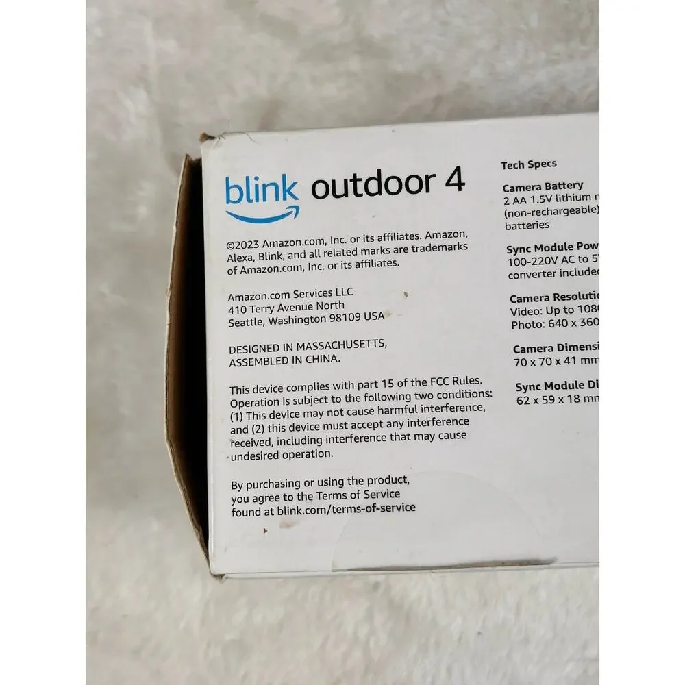 Blink outdoor wireless